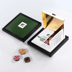 Carte de vœux personnalisée 16 chocolats artisanaux : Qualix Alinéa